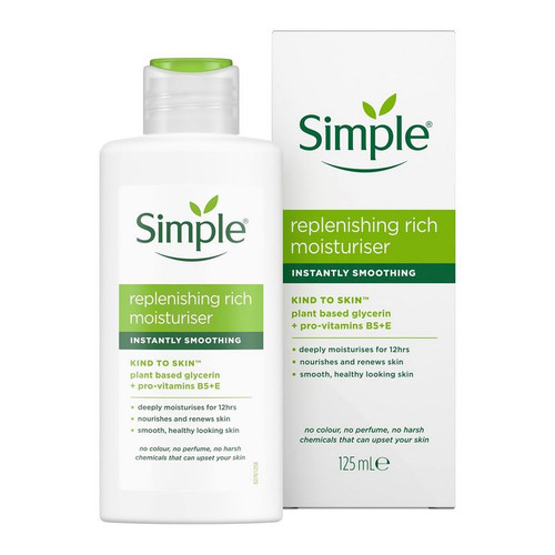 آبرسان و مرطوب کننده پوست سیمپل Simple Hydrating Moisturizer در دو مدل لایت (Light) و ریچ (Rich) حجم 125 میل