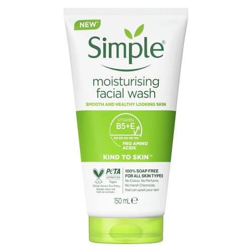 ژل شستشو مرطوب کننده سیمپل Moisturising Simple